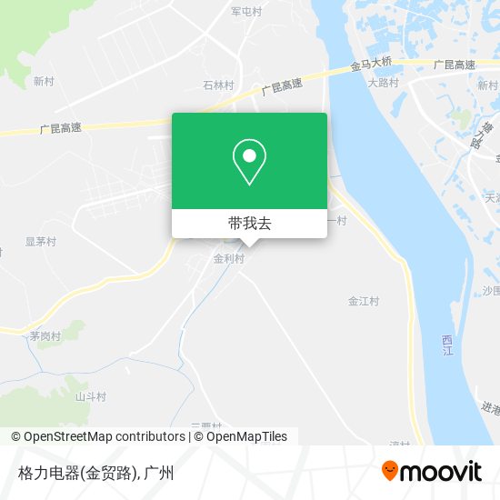格力电器(金贸路)地图