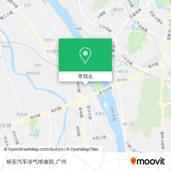 炳安汽车冷气维修部地图