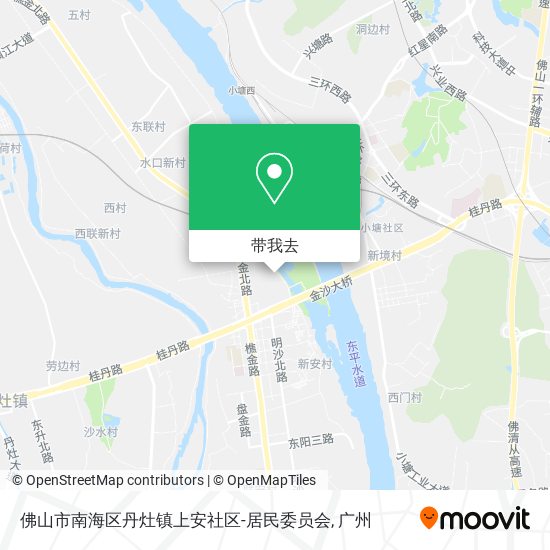 佛山市南海区丹灶镇上安社区-居民委员会地图