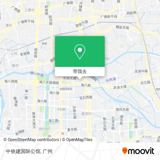 中铁建国际公馆地图