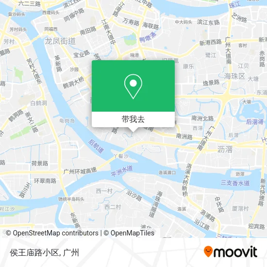 侯王庙路小区地图