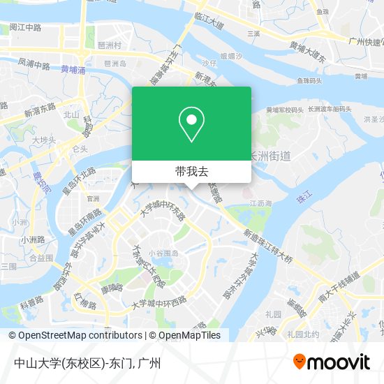 中山大学(东校区)-东门地图