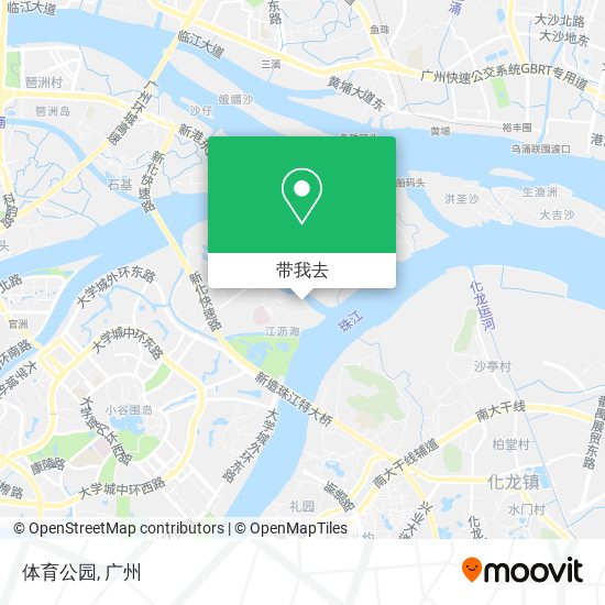 体育公园地图