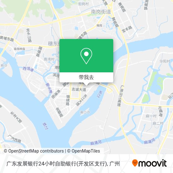 广东发展银行24小时自助银行(开发区支行)地图