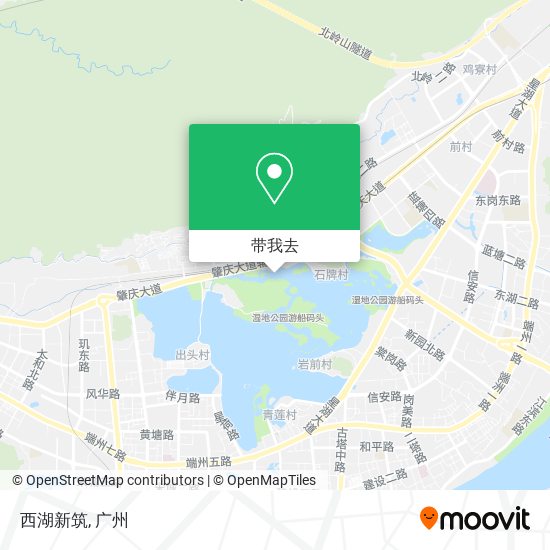 西湖新筑地图