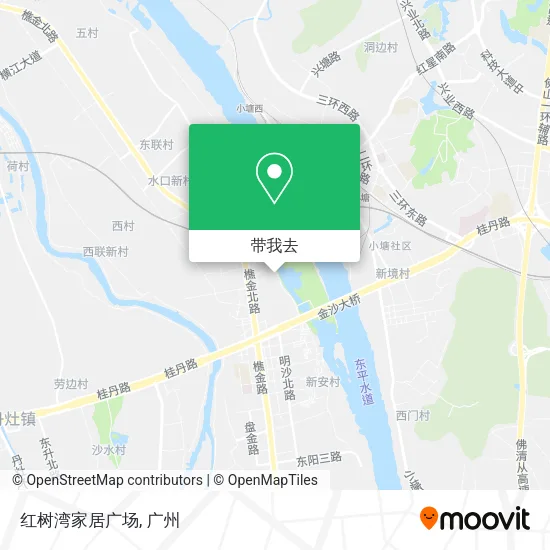 红树湾家居广场地图