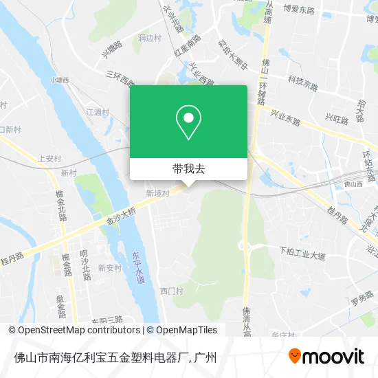 佛山市南海亿利宝五金塑料电器厂地图