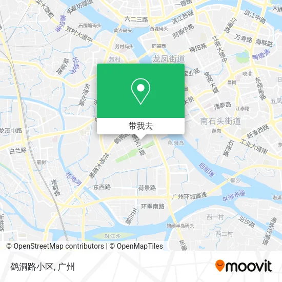 鹤洞路小区地图
