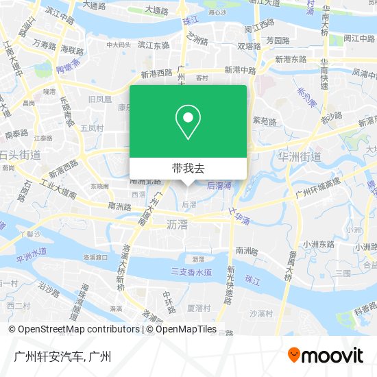 广州轩安汽车地图