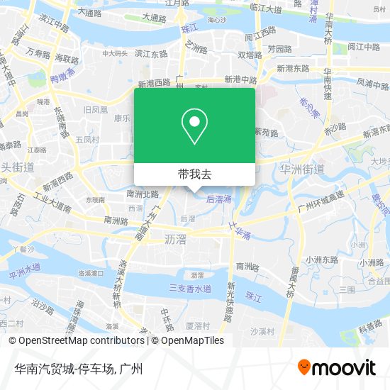 华南汽贸城-停车场地图