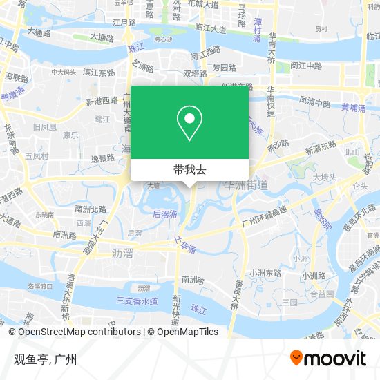 观鱼亭地图