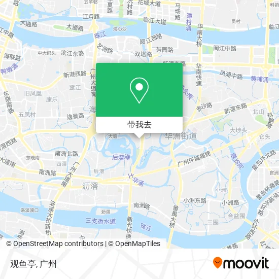 观鱼亭地图