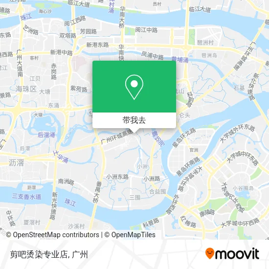 剪吧烫染专业店地图