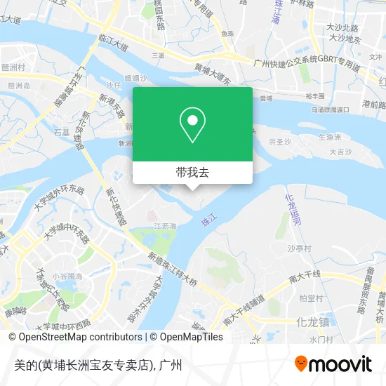 美的(黄埔长洲宝友专卖店)地图