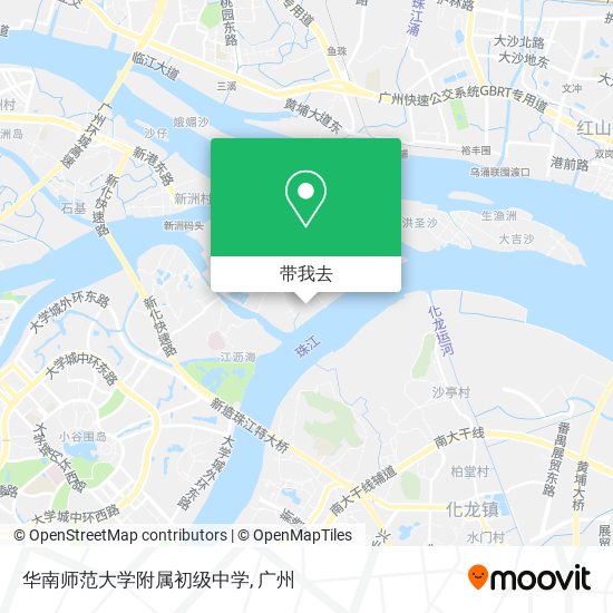 华南师范大学附属初级中学地图