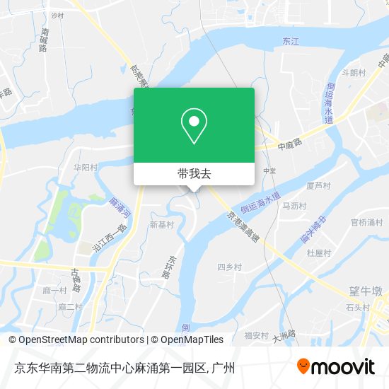 京东华南第二物流中心麻涌第一园区地图