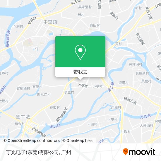 守光电子(东莞)有限公司地图