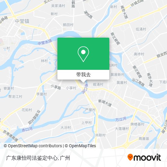 广东康怡司法鉴定中心地图