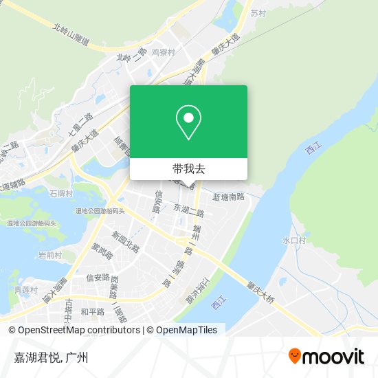 嘉湖君悦地图