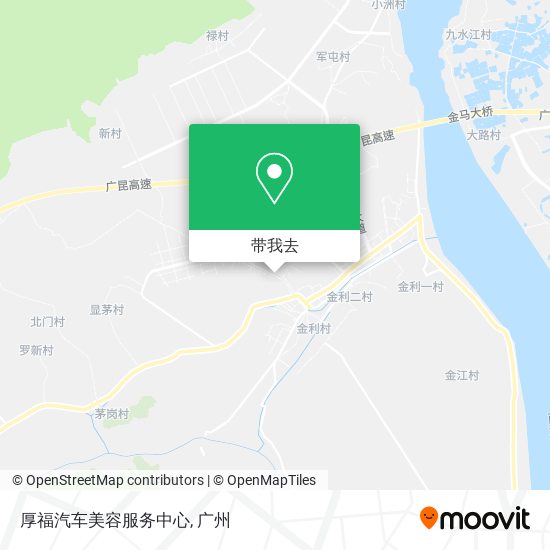 厚福汽车美容服务中心地图