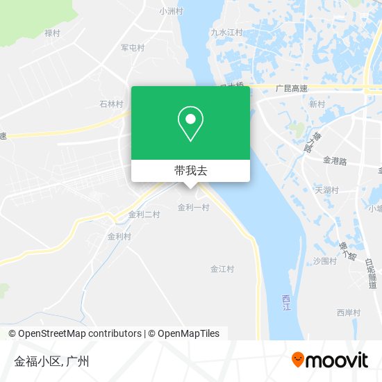 金福小区地图