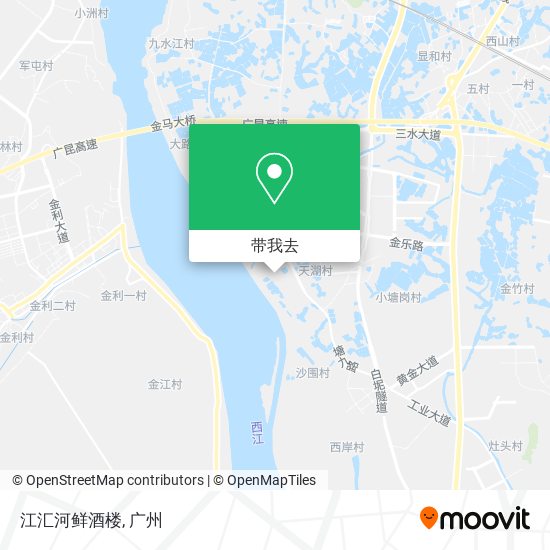 江汇河鲜酒楼地图