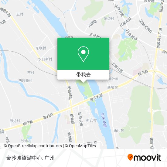 金沙滩旅游中心地图