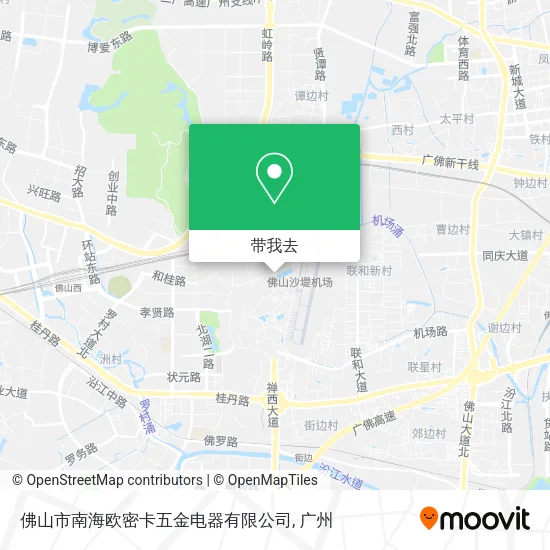 佛山市南海欧密卡五金电器有限公司地图