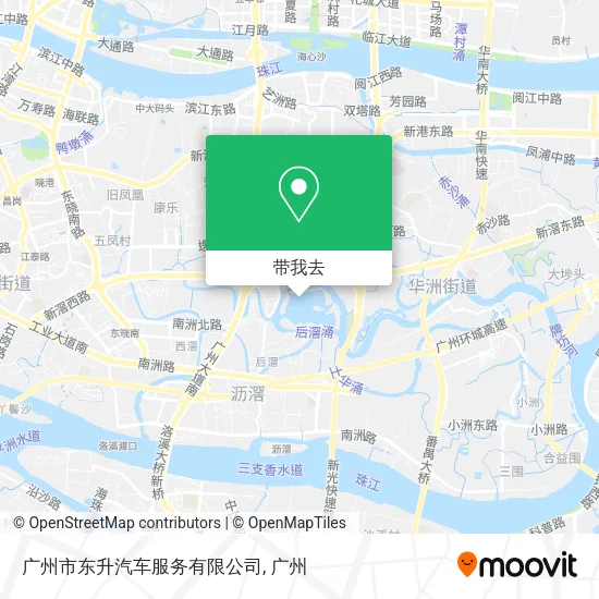 广州市东升汽车服务有限公司地图