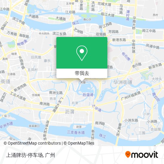 上涌牌坊-停车场地图