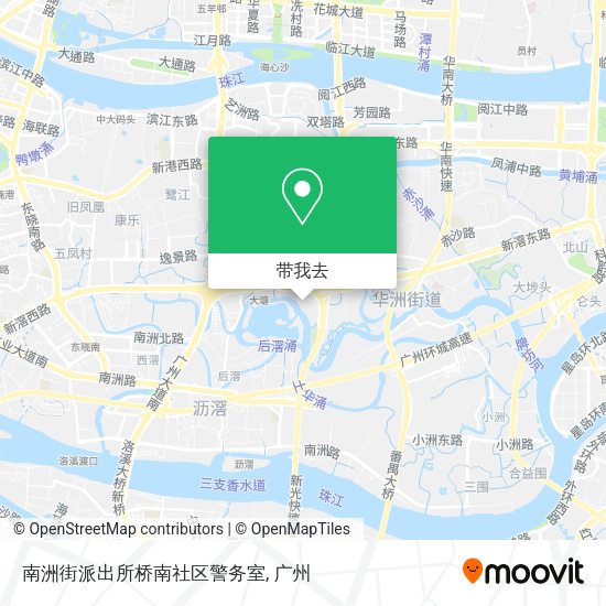 南洲街派出所桥南社区警务室地图