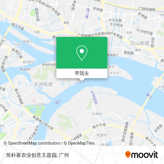 简朴寨农业创意主题园地图