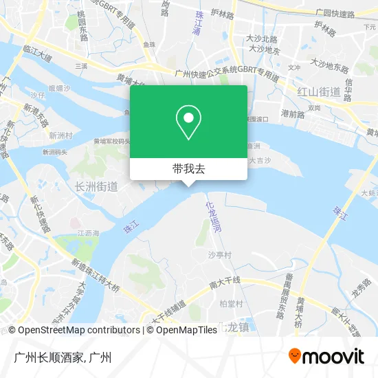 广州长顺酒家地图
