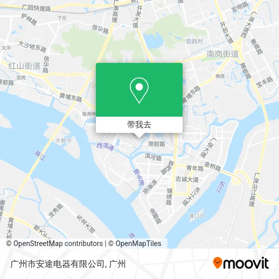 广州市安途电器有限公司地图
