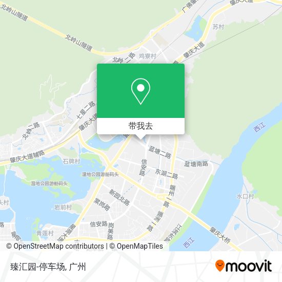 臻汇园-停车场地图