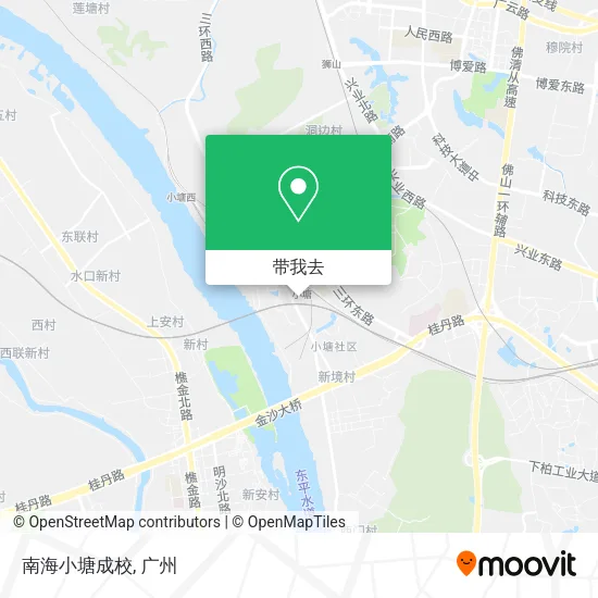 南海小塘成校地图