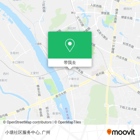 小塘社区服务中心地图