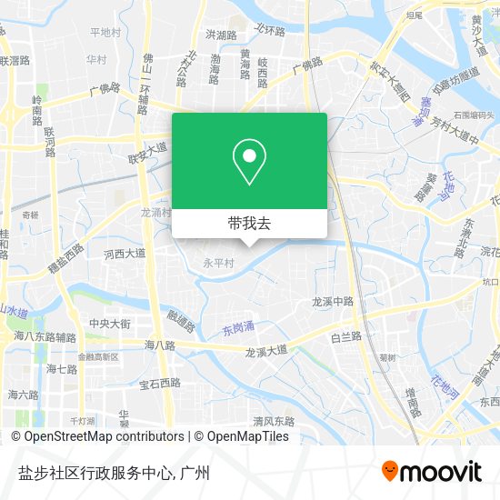 盐步社区行政服务中心地图