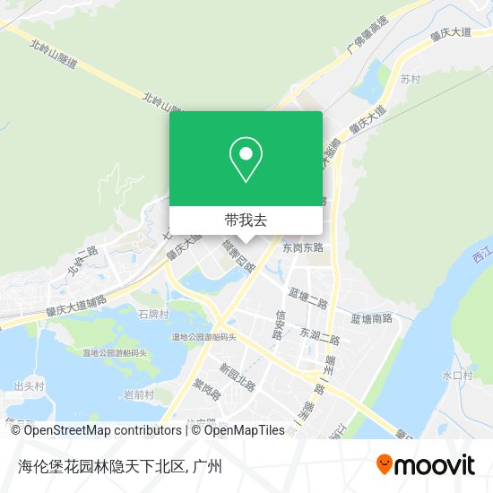 海伦堡花园林隐天下北区地图
