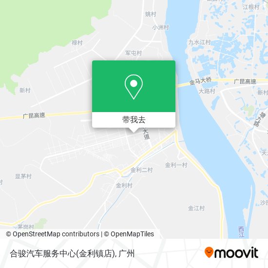 合骏汽车服务中心(金利镇店)地图