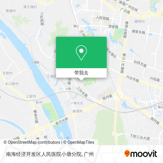 南海经济开发区人民医院小塘分院地图