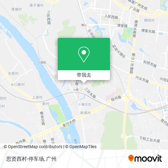 思贤西村-停车场地图