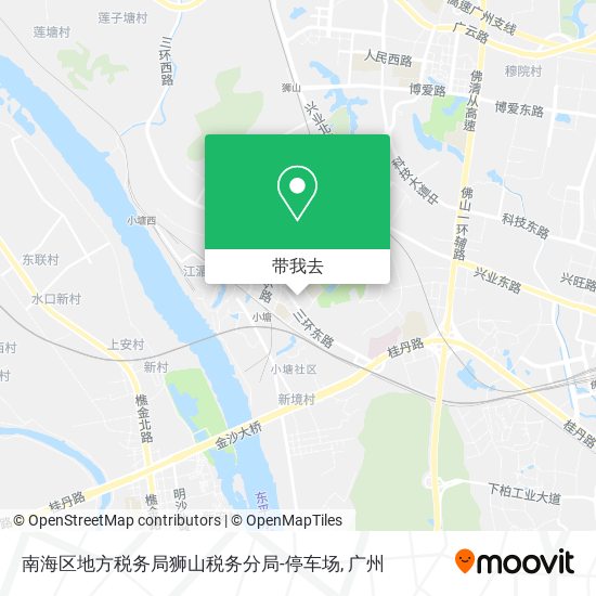 南海区地方税务局狮山税务分局-停车场地图