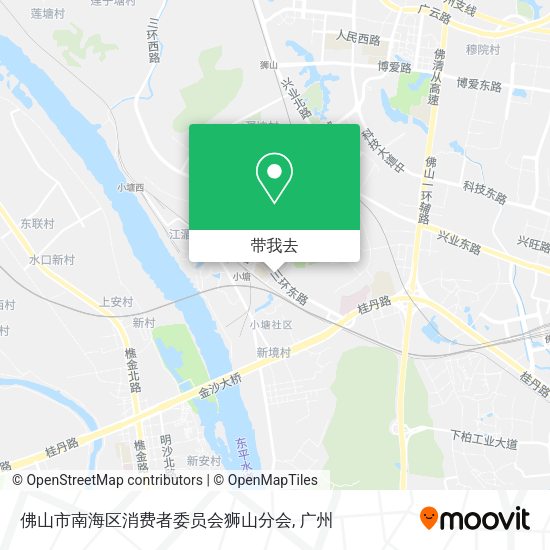 佛山市南海区消费者委员会狮山分会地图