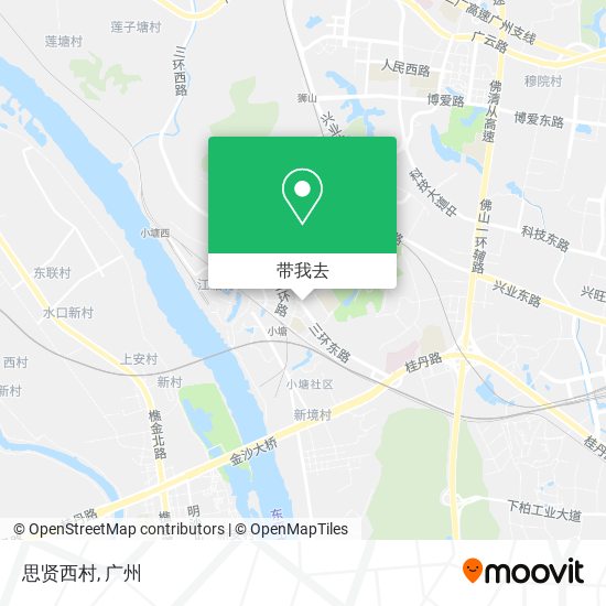思贤西村地图