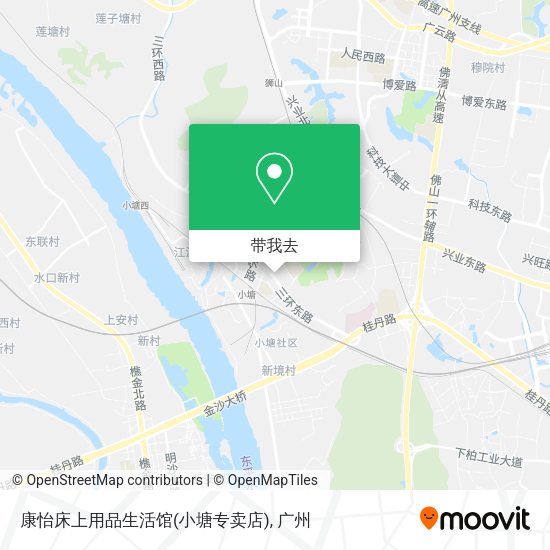 康怡床上用品生活馆(小塘专卖店)地图
