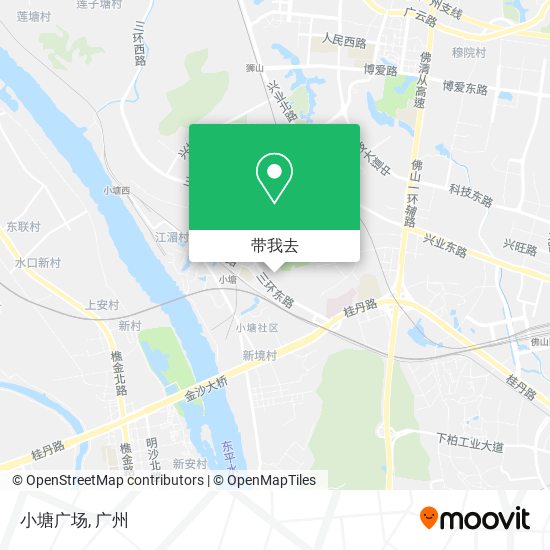 小塘广场地图