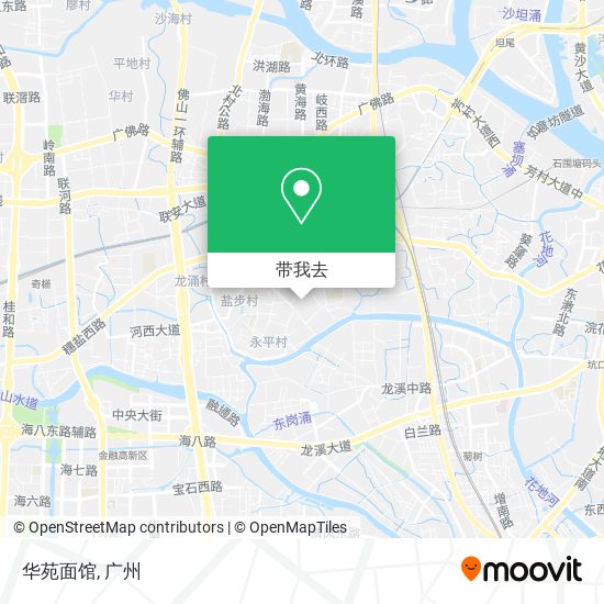 华苑面馆地图