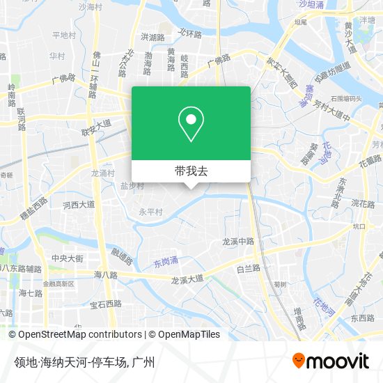 领地·海纳天河-停车场地图