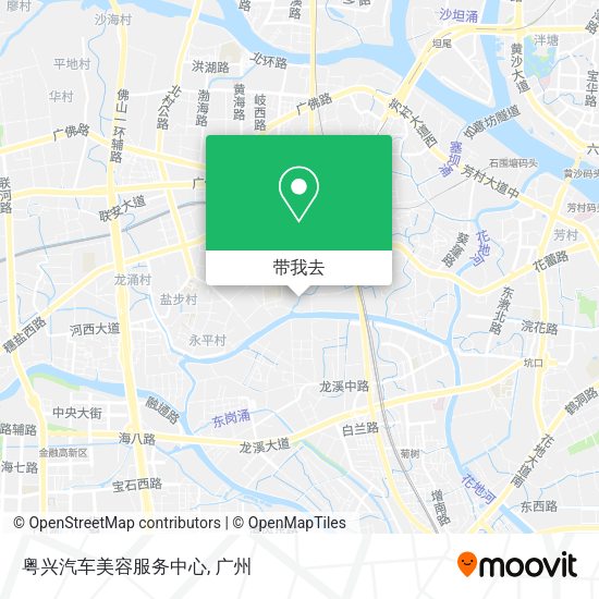 粤兴汽车美容服务中心地图